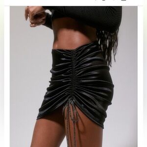 Urban Outfitters, Urban Renewal Ruched Mini Skirt Size M